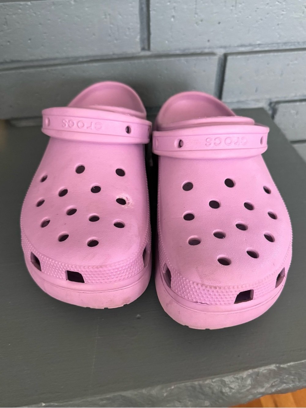 Platform Crocs Pink women’s size 11
